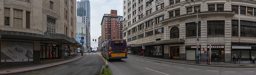Stewart St, W of 4th Ave, Seattle WA