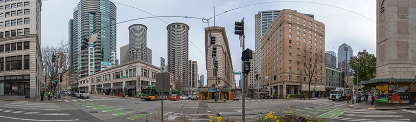 Stewart St & 4th Ave, Seattle WA