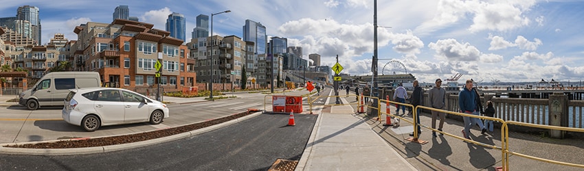 Alaskan Way, Downtown Waterfront, Seattle WA