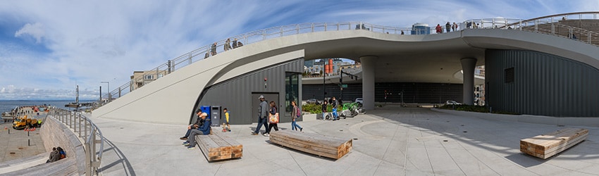 Overlook Walk, Waterfront Park, Seattle WA