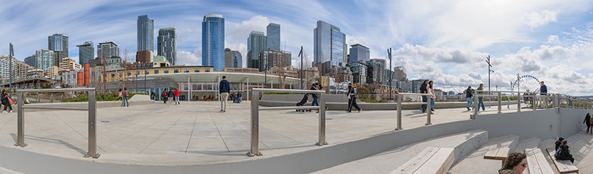 Overlook Walk, Waterfront Park, Seattle WA