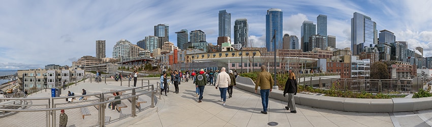 Overlook Walk, Waterfront Park, Seattle WA