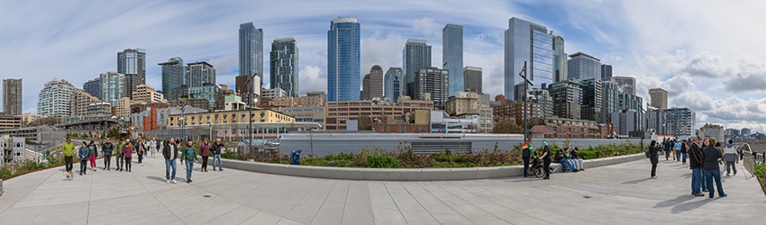 Overlook Walk, Waterfront Park, Seattle WA