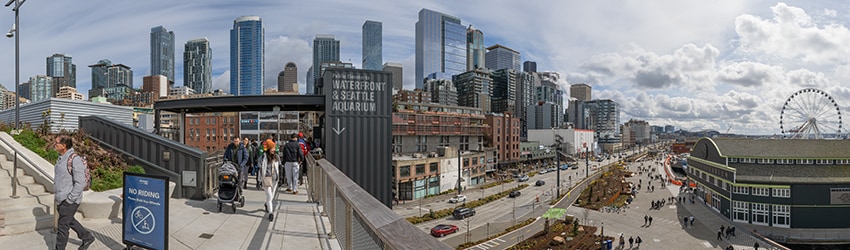 Overlook Walk, Waterfront Park, Seattle WA