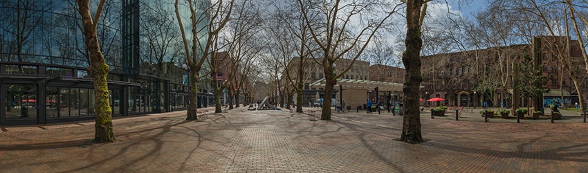 Occidental Square, Pioneer Square, Seattle WA