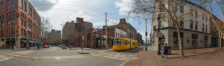 Occidental Ave S & S Jackson St, Pioneer Square, Seattle WA