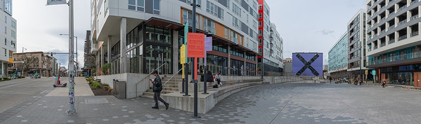 The AMP Plaza, Capitol Hill, Seattle WA