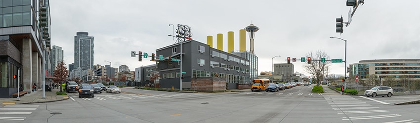 Aurora Ave N & Harrison, South Lake Union, Seattle WA