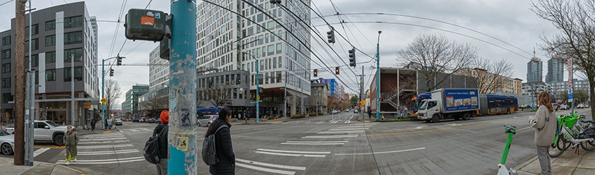 Fairview Ave & Harrison St, South Lake Union, Seattle WA