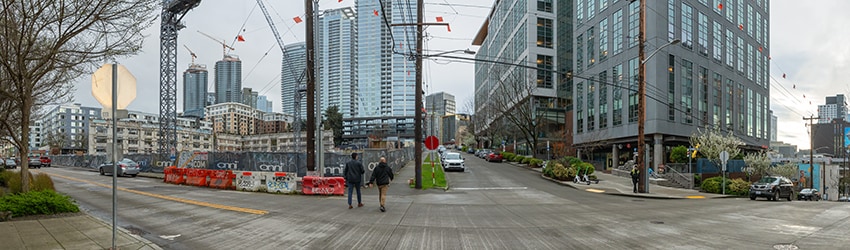 Boren Ave & Thomas St, South Lake Union, Seattle WA