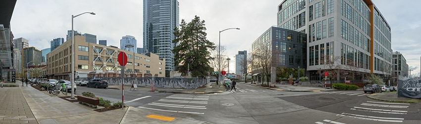 Boren Ave & John St, South Lake Union, Seattle WA