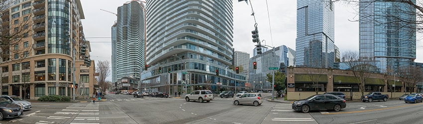 Denny Way & Fairview Ave, South Lake Union, Seattle WA
