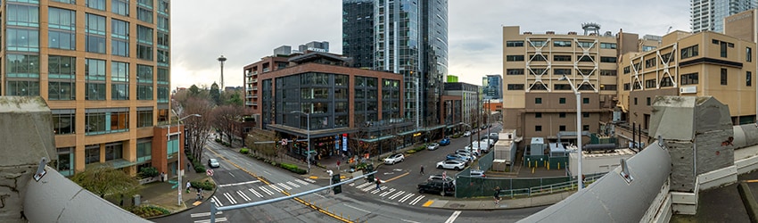 Overlooking Denny Way & Terry Ave, Denny Triangle, Seattle WA