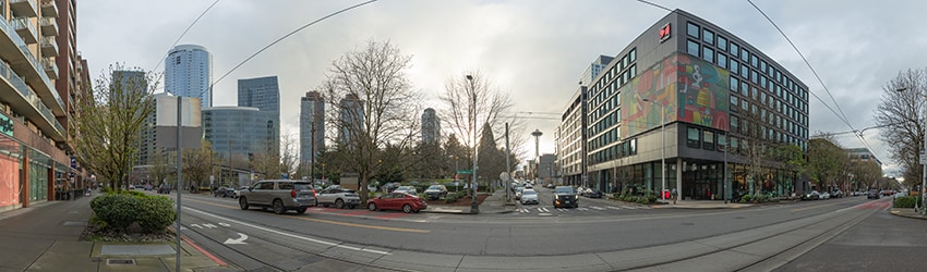 Westlake Ave & John St, South Lake Union, Seattle WA