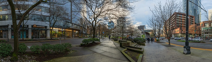 9th Ave & Westlake Ave, Denny Triangle, Seattle WA