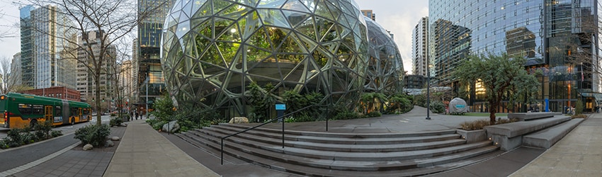 Amazon Spheres, Denny Triangle, Seattle WA