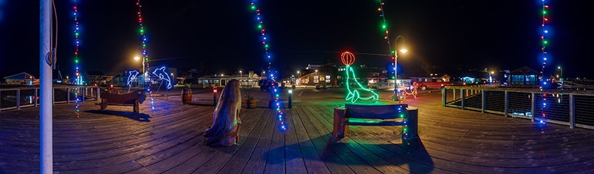 Waterfront Boardwalk, Old Town Bandon OR