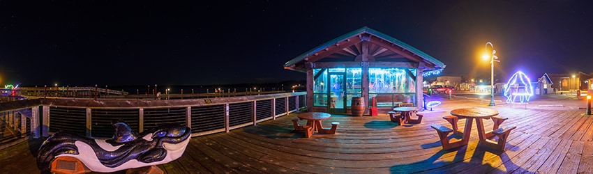 Waterfront Boardwalk, Old Town Bandon OR