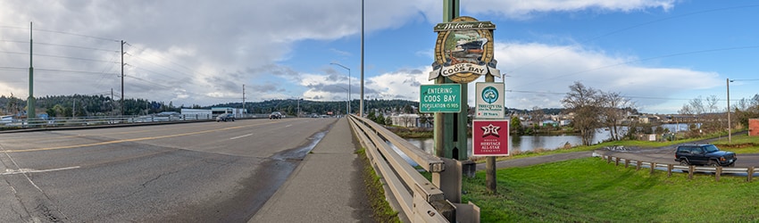 Oregon Coast Highway at N Barry Rd, Coos Bay OR