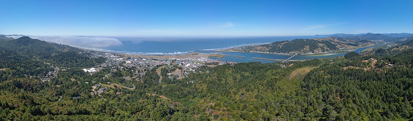 Overlooking Gold Beach, OR