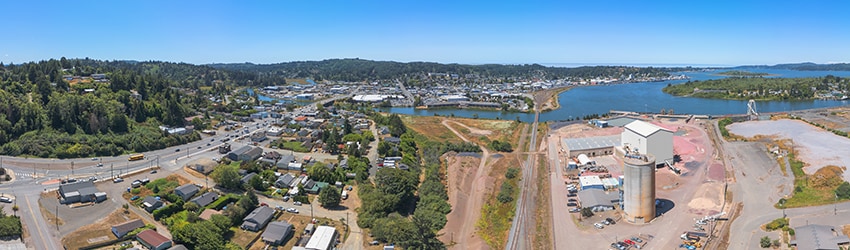 Above Coos Bay OR