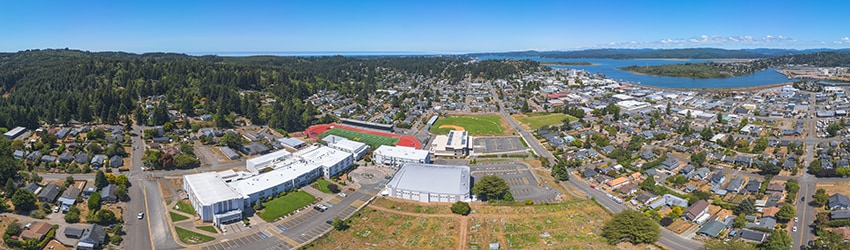 Above Marshfield High School, Coos Bay OR