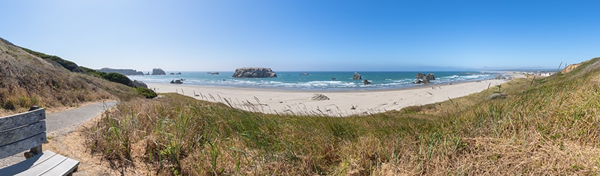 Overlooking the Beach at Table Rock, Bandon OR