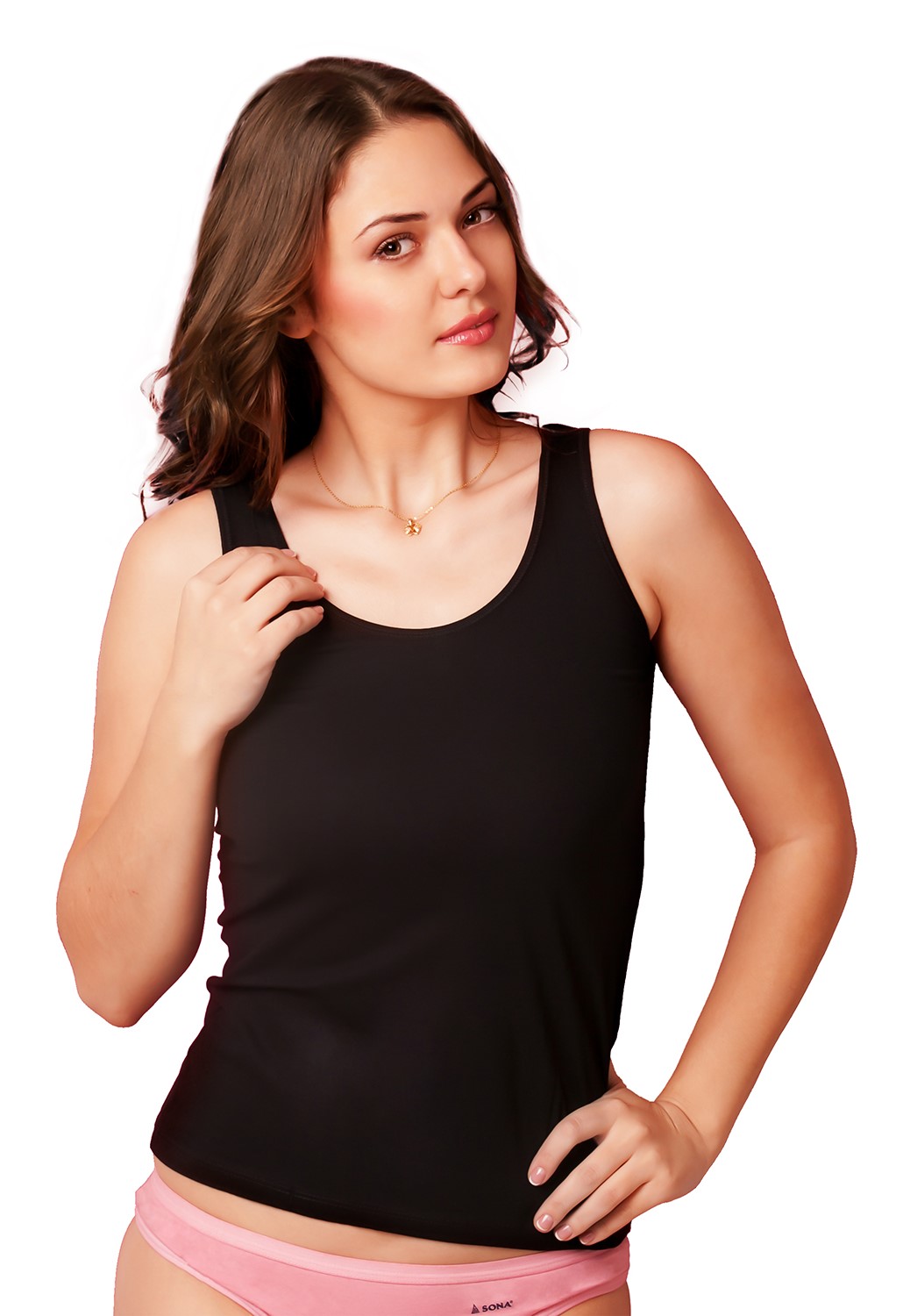 Women Black Camisole Sando