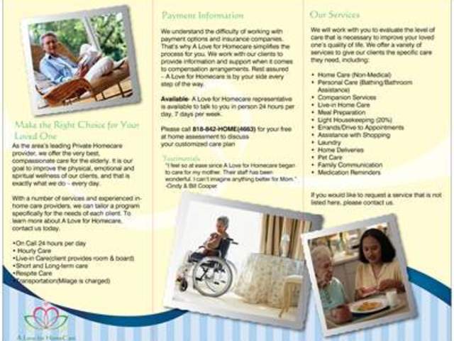Gallery Image for A LOVE 4 HOMECARE, INC in BURBANK, CA