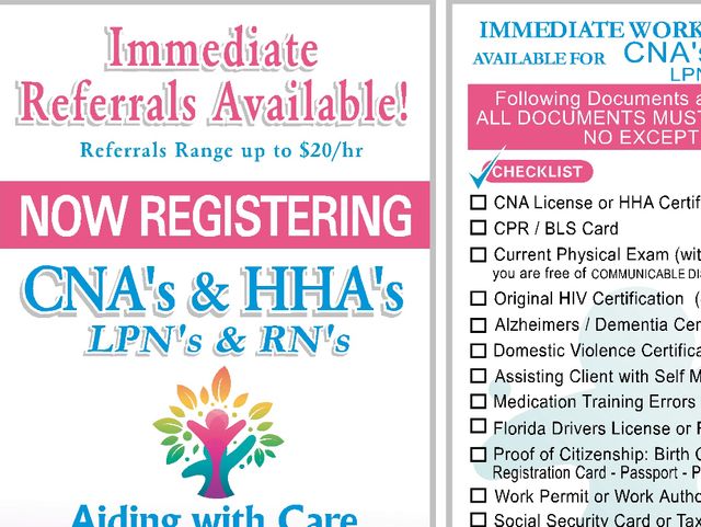 Gallery Image for AIDING WITH CARE in Oakland Park , FL