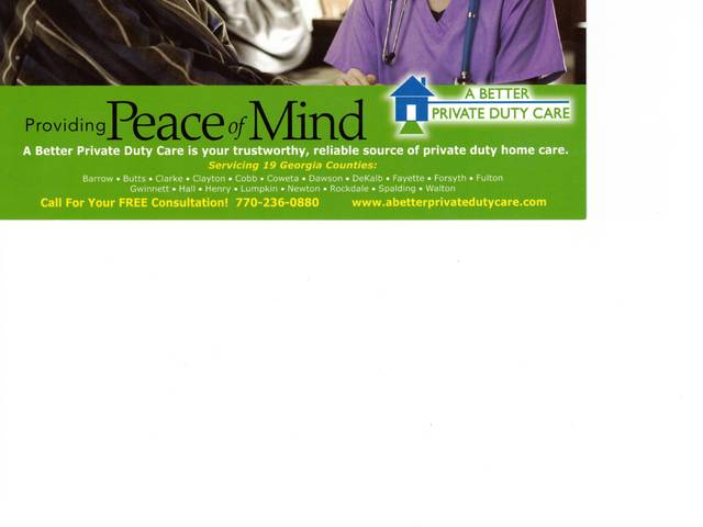 Gallery Image for A BETTER PRIVATE DUTY CARE in LAWRENCEVILLE, GA