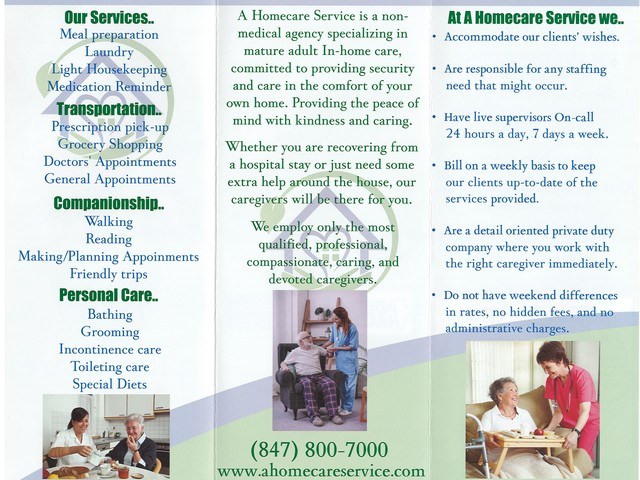 Gallery Image for A Homecare Service, LLC in Mount Prospect, IL