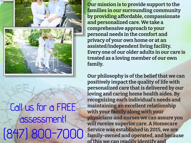 Gallery Image for A Homecare Service, LLC in Mount Prospect, IL