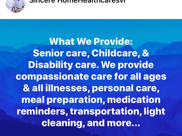 Gallery Image for SINCERE HOME HEALTH CARE SERVICE LLC in PHILADELPHIA, PA