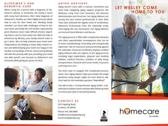 Gallery Image for Homecare by Wesley in Cordova, TN