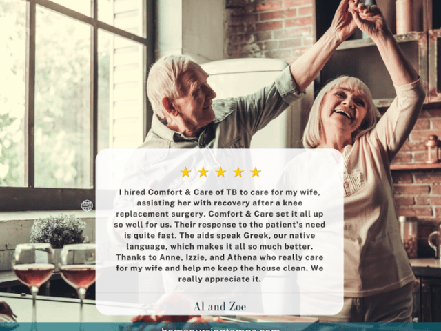 Gallery Image for COMFORT & CARE OF TAMPA BAY LLC in SAINT PETERSBURG, FL