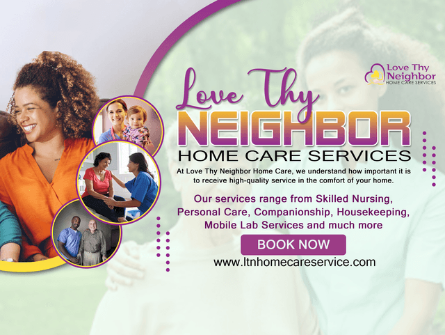 Gallery Image for LOVE THY NEIGHBOR HOME CARE SERVICES in SNELLVILLE, GA