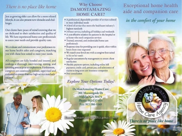 Gallery Image for DaMost Amazing Home Care in Vidalia, GA