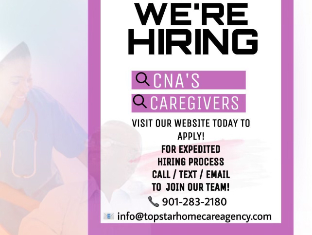 Gallery Image for TopStar Home Care Agency in Memphis , TN