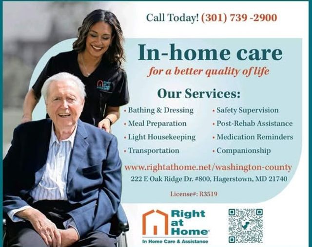 Right at Home, Homecare in Hagerstown, MD