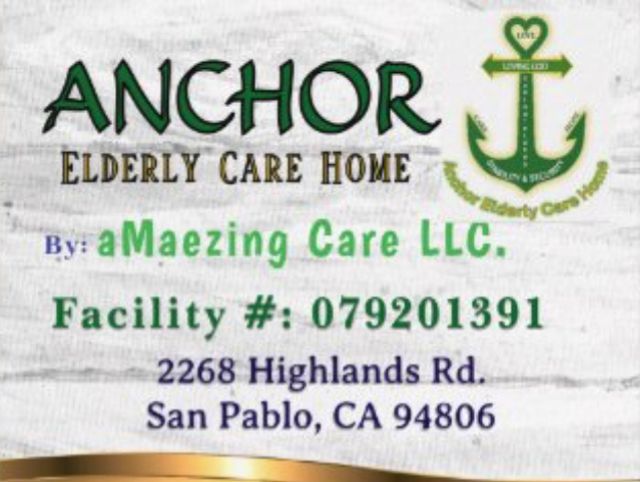 ANCHOR ELDERLY CARE HOME Image in SAN PABLO, CA