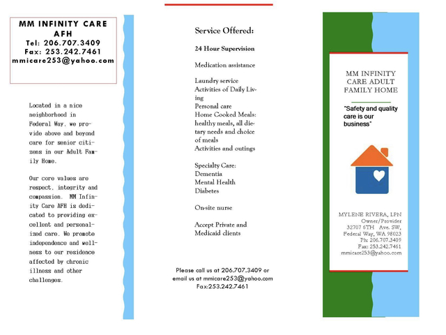 MM Infinity Care Adult Family Home LLC Image in FEDERAL WAY, WA