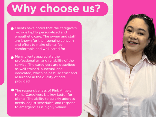 Pink Angels Home Caregivers Image in Orland Park, IL