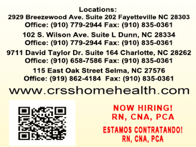 CRSS Home Health Assisted Living Home Image in Fayetteville, NC