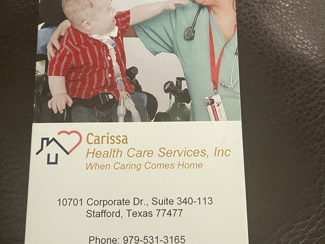Carissa Health Care Services Inc Image in Stafford, TX