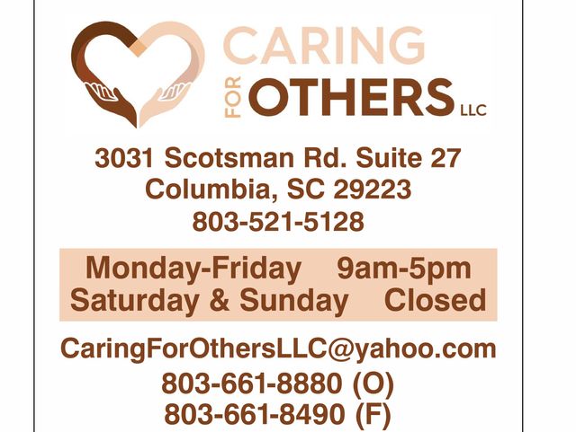 CARING FOR OTHERS Image in COLUMBIA, SC