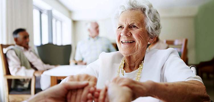 Elderly Woman Dancing