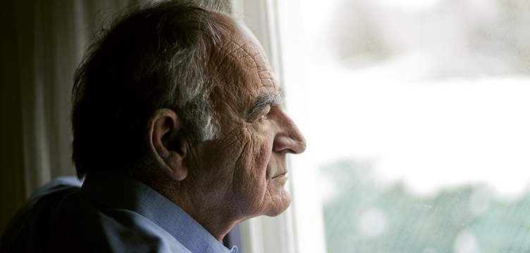 Lonely Elderly Man