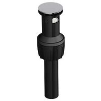 Boston Harbor TOBI22090016CP Drain Push Pop-Up with Overflow, Push Pop-Up, Plastic, Chrome, Chrome