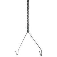 Metalux HBAYC-8-U V-Hangers Chain and S-Hook, Hook Style, Metal, For: Metalux HBL High Bay Fixtures